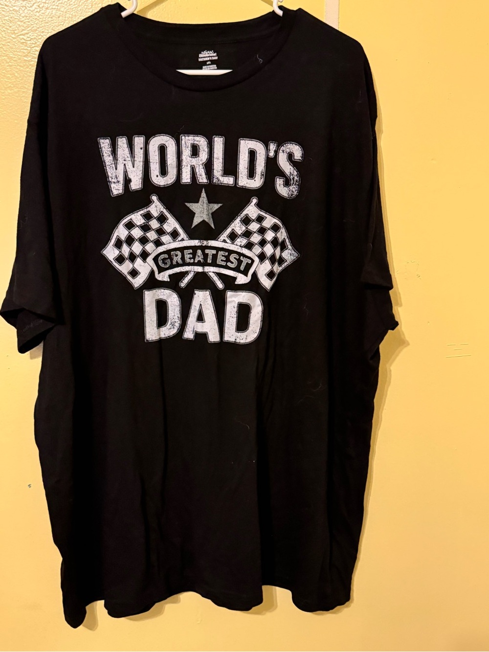 World's Greatest Dad Graphic Tee - Black